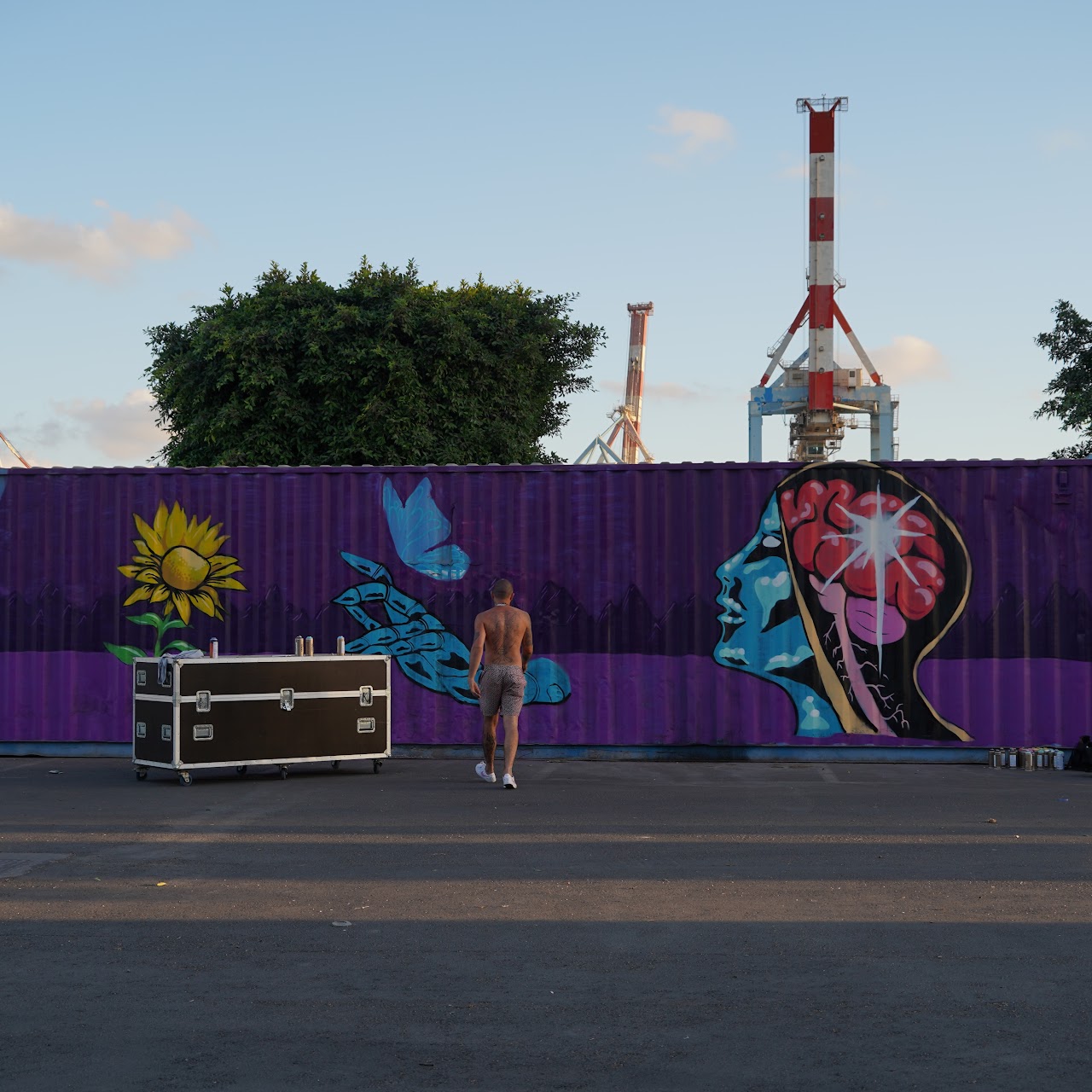 Ashdod Port mural, view 3