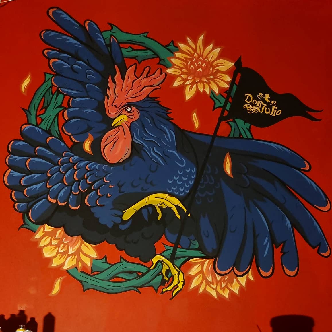 California Bar mural, view 2