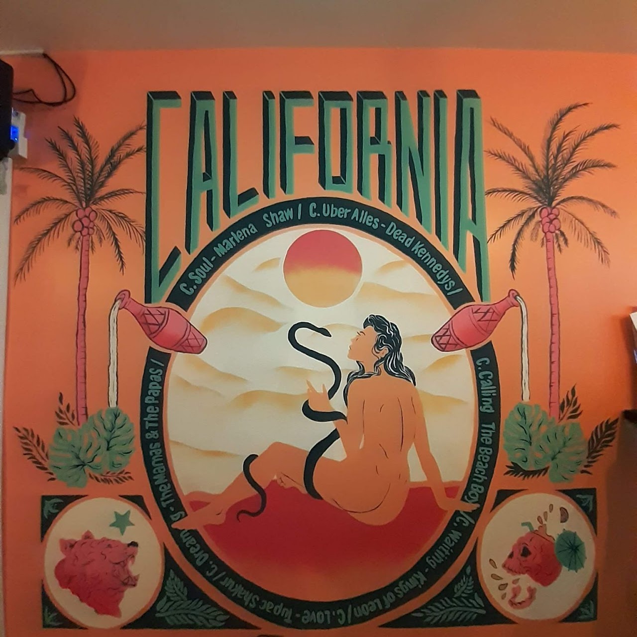 California Bar mural, view 5