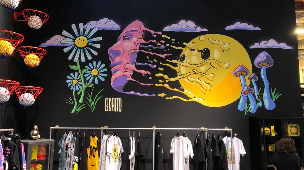 Factory 54 mural, view 1