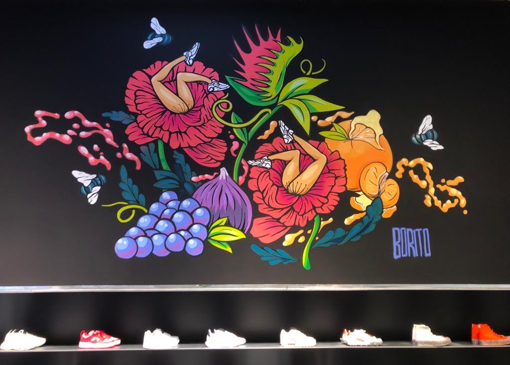 Factory 54 mural, view 2