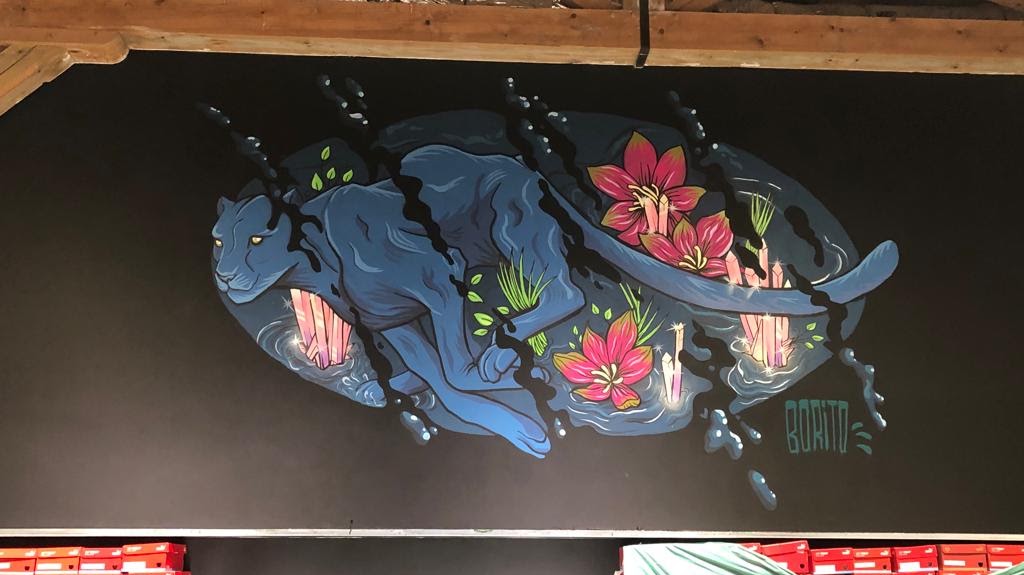 Factory 54 mural, view 3