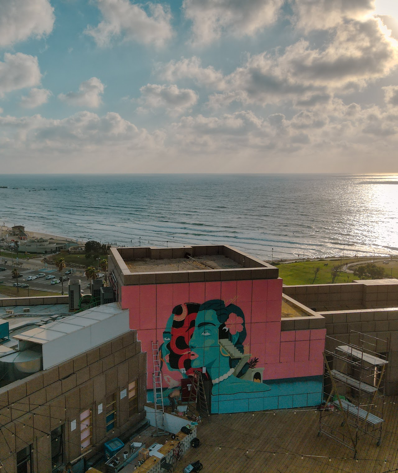 Selina Hotel mural, view 5