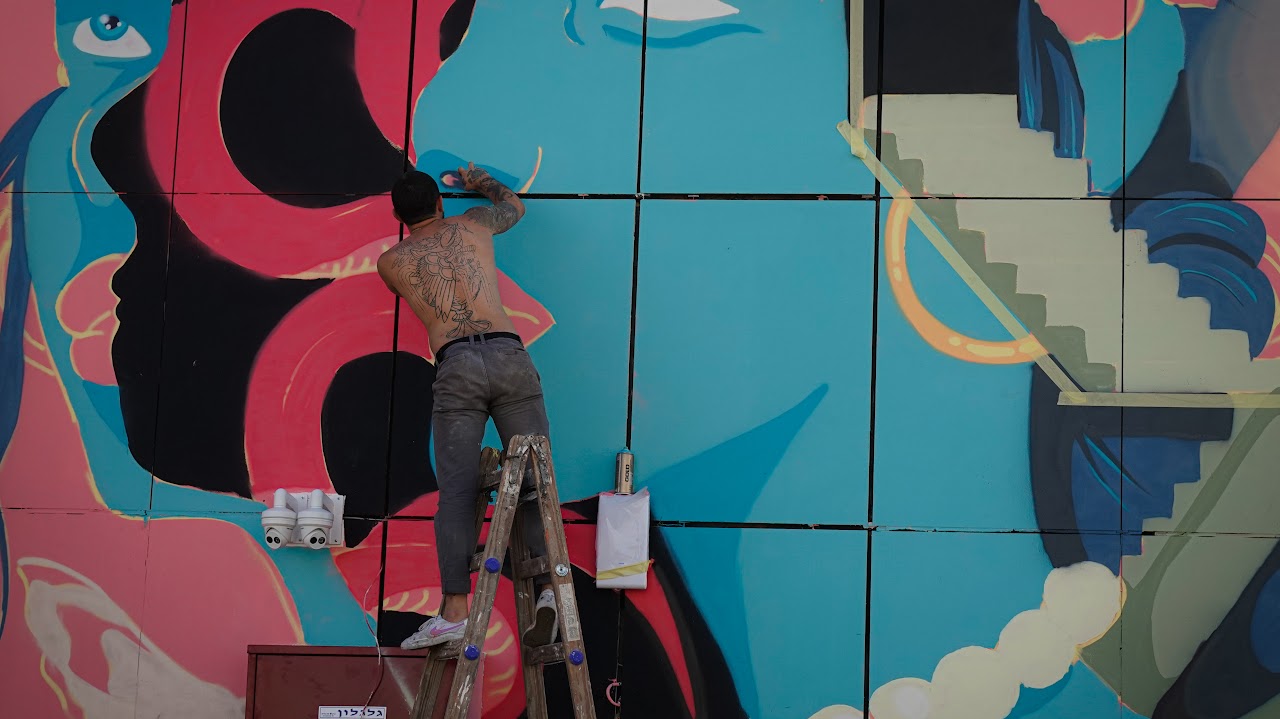 Selina Hotel mural, view 6
